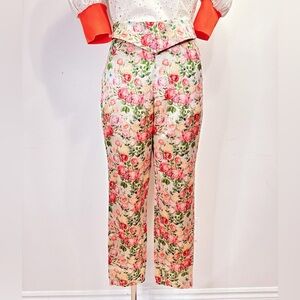 Rose High-Waisted Indian Silk Pants (Tailored-made) 
*Note: Not including top